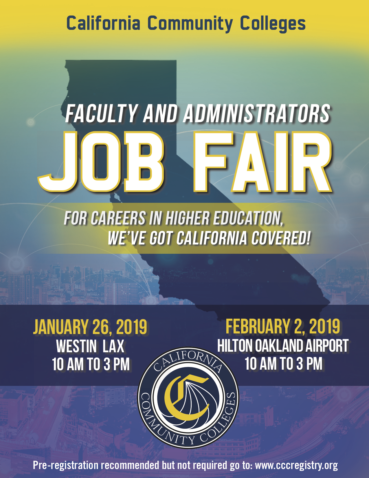 CCC Registry Job Fair 2019 Pre Reg