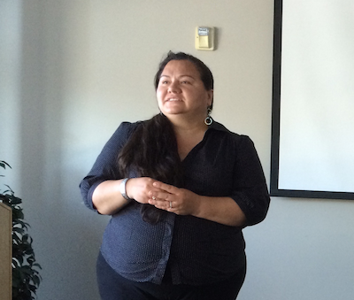 Delores Mondragon talks about her work with native veteran women and the return to indigenous forms of healing