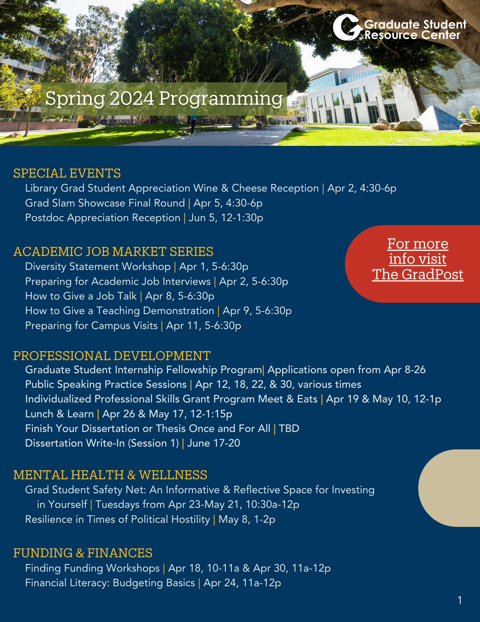 Spring Quarter 2024 Programming Flyer 1