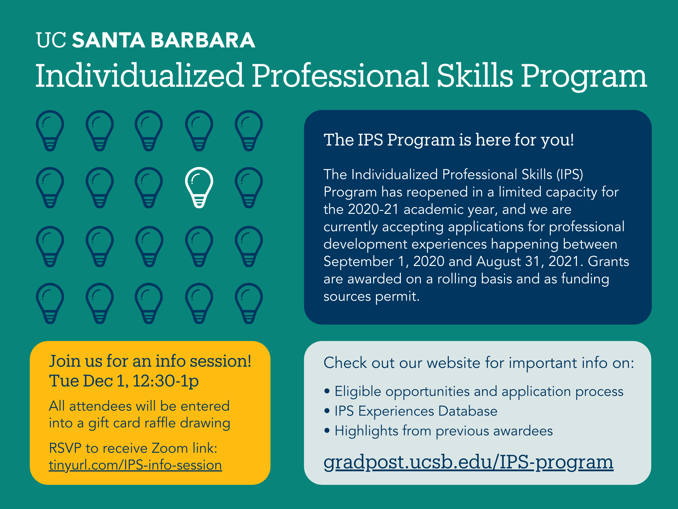 2020 IPS Info Session Flyer