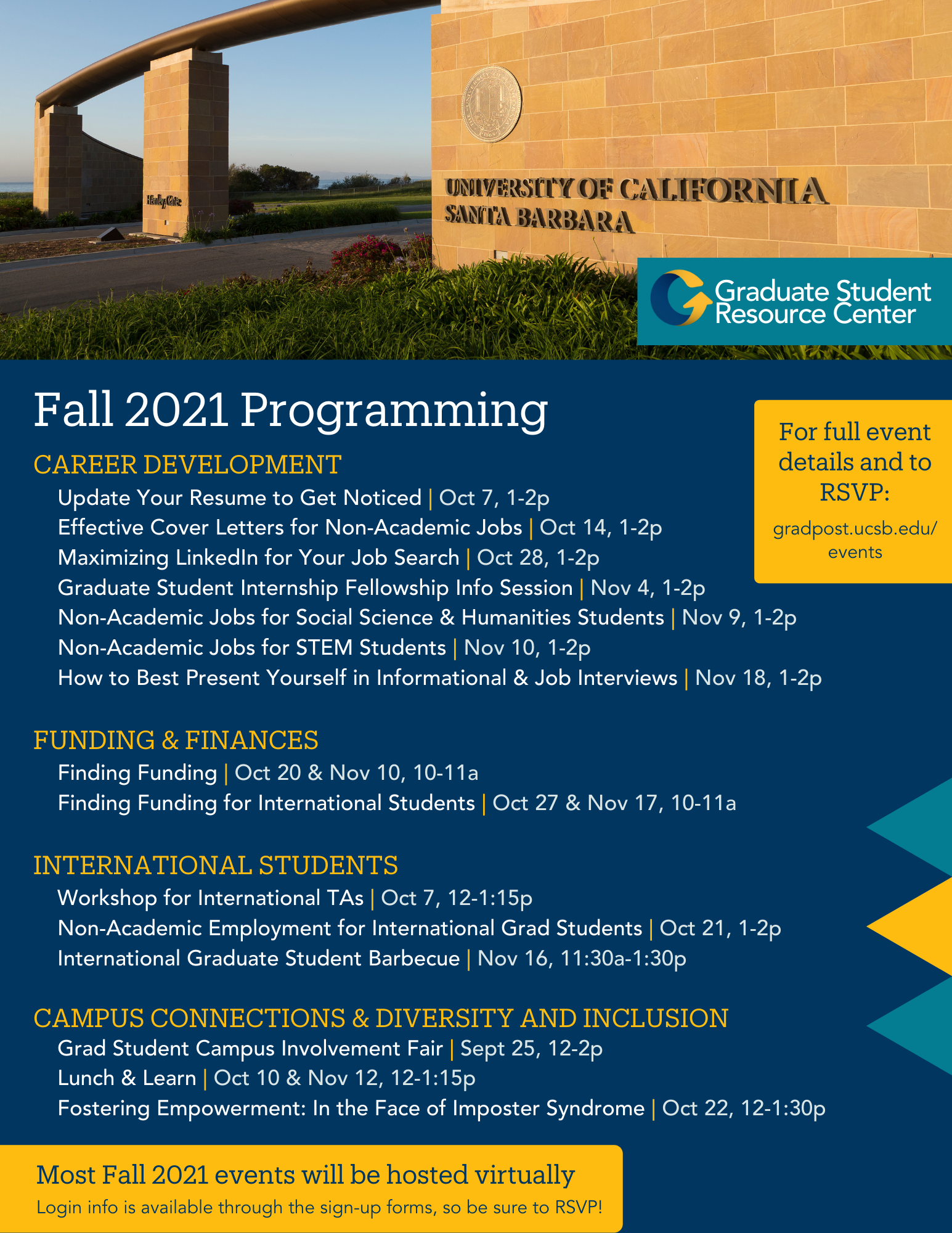 Fall Quarter 2021 Flyer