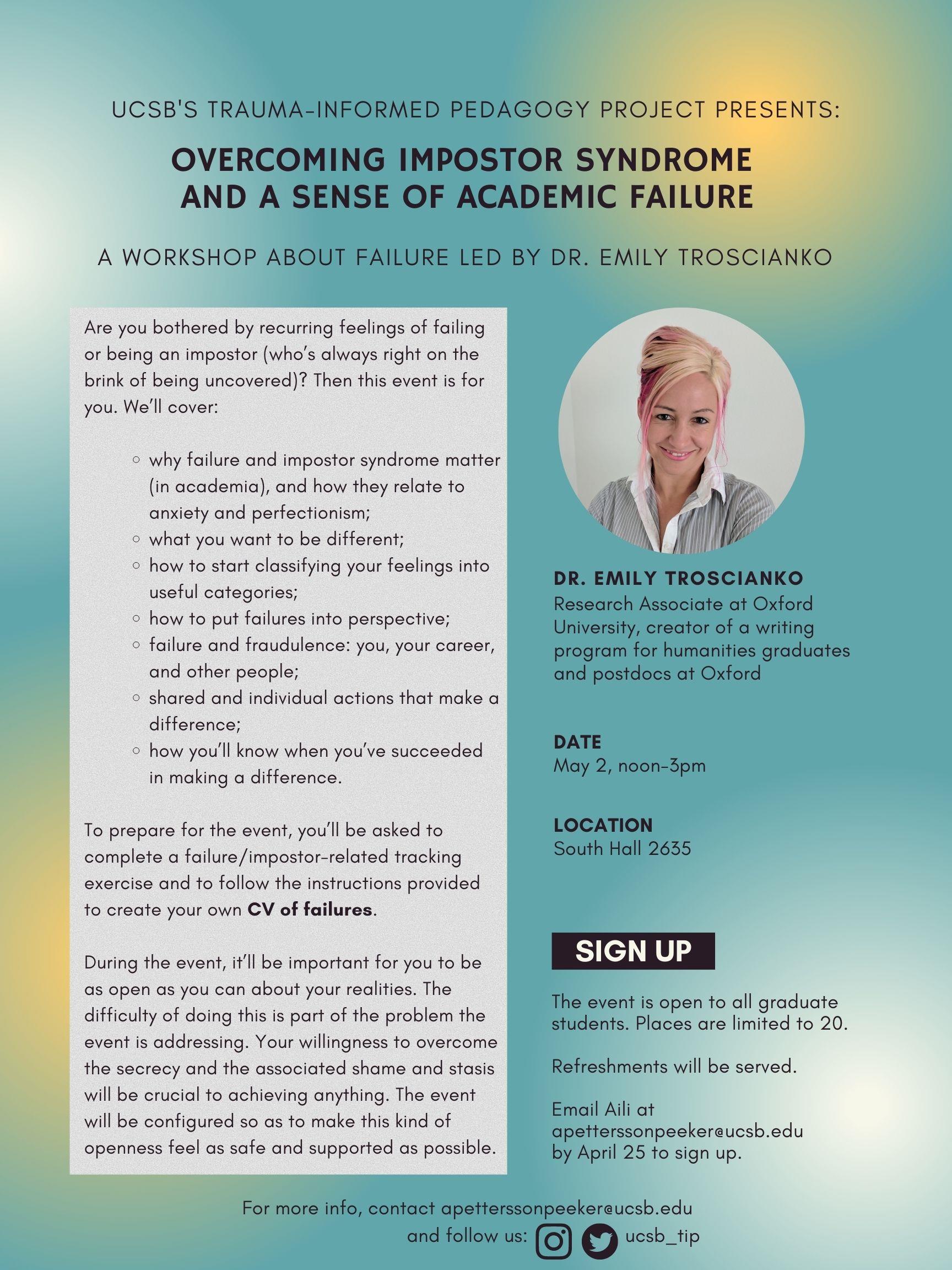 TIP Overcoming Imposter Syndrome 5.2.23